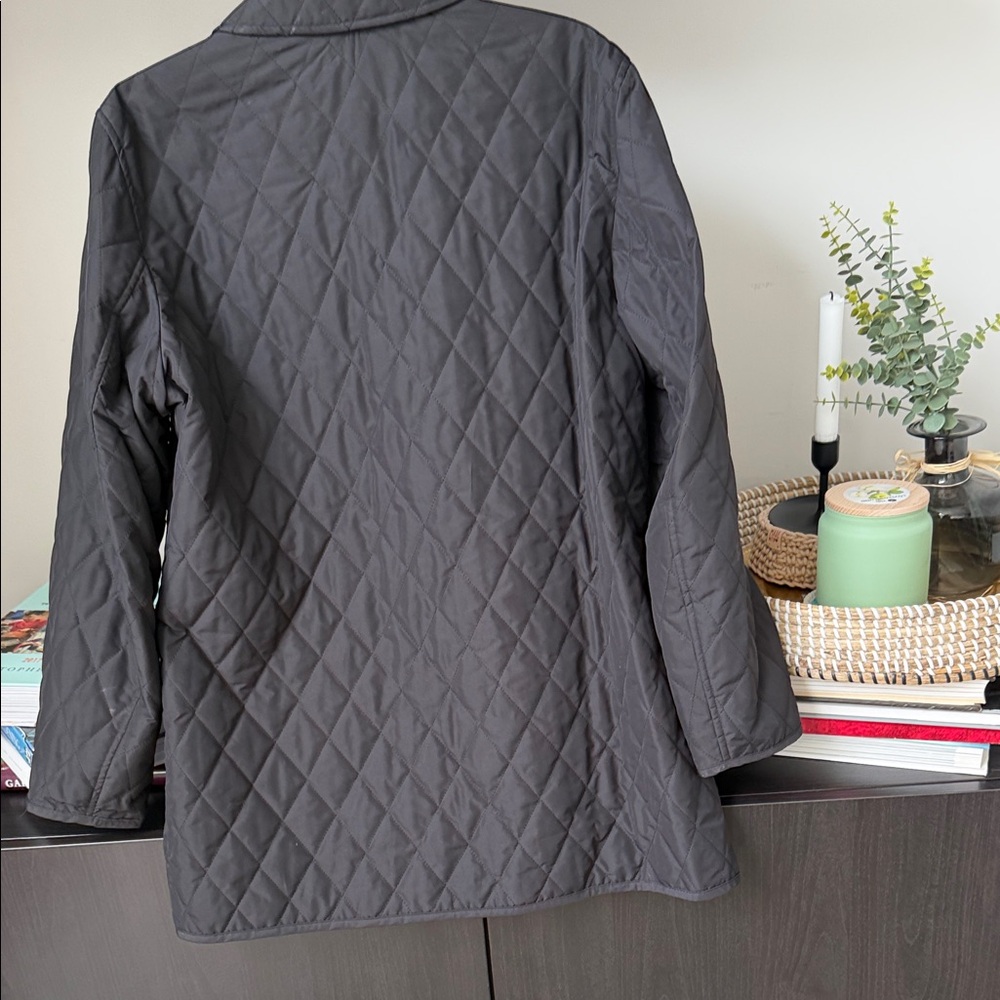 GAP Quilted Coat in Color Black and Size 10 - Picture 7 of 9